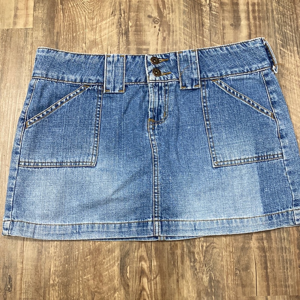 Y2K L.E.I. Jean Denim Mini Skirt